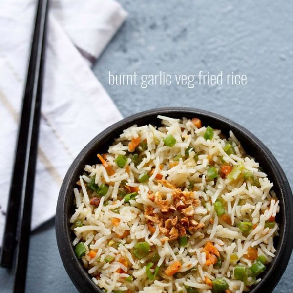 Burnt Garlic Fried Rice (VEG)