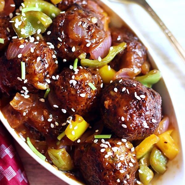 VEG MANCHURIAN ( DRY )