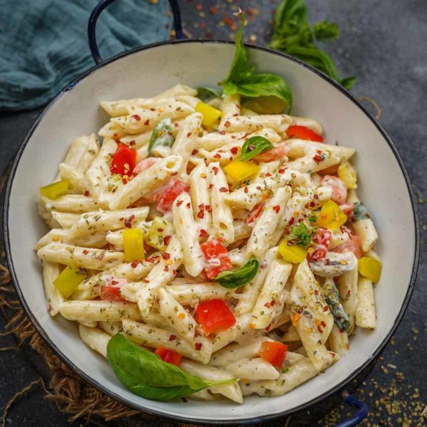 PENNE WHITE SAUCE VEG